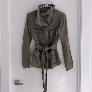 Olive Green Car Coat by Gap